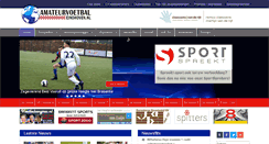 Desktop Screenshot of amateurvoetbaleindhoven.nl